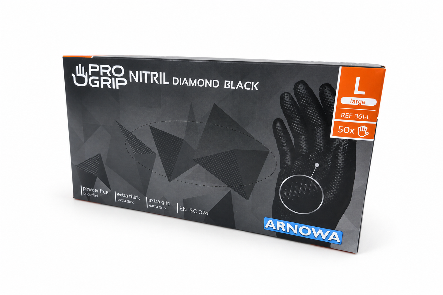 Gants nitrile diamantés PRO GRIP