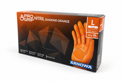 Gants nitrile diamantés PRO GRIP