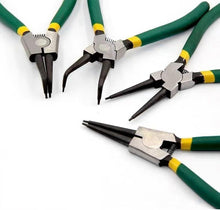 Coffret de 4 pinces à circlips droites et coudées