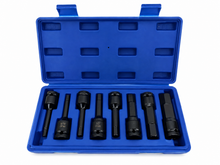 Coffret de 8 embouts Hex à choc 1/2