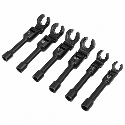 Jeu de 6 clés à pied de corbeau articulées – 12 à 19 mm