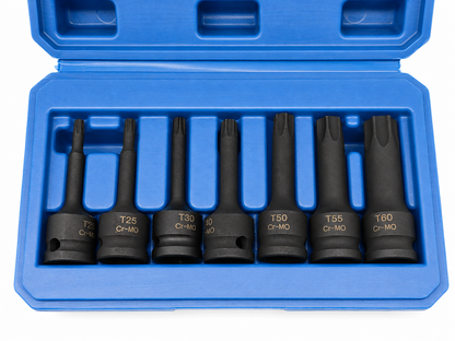 3/8" Drive Torx Impact Bit Set – 7 Pieces