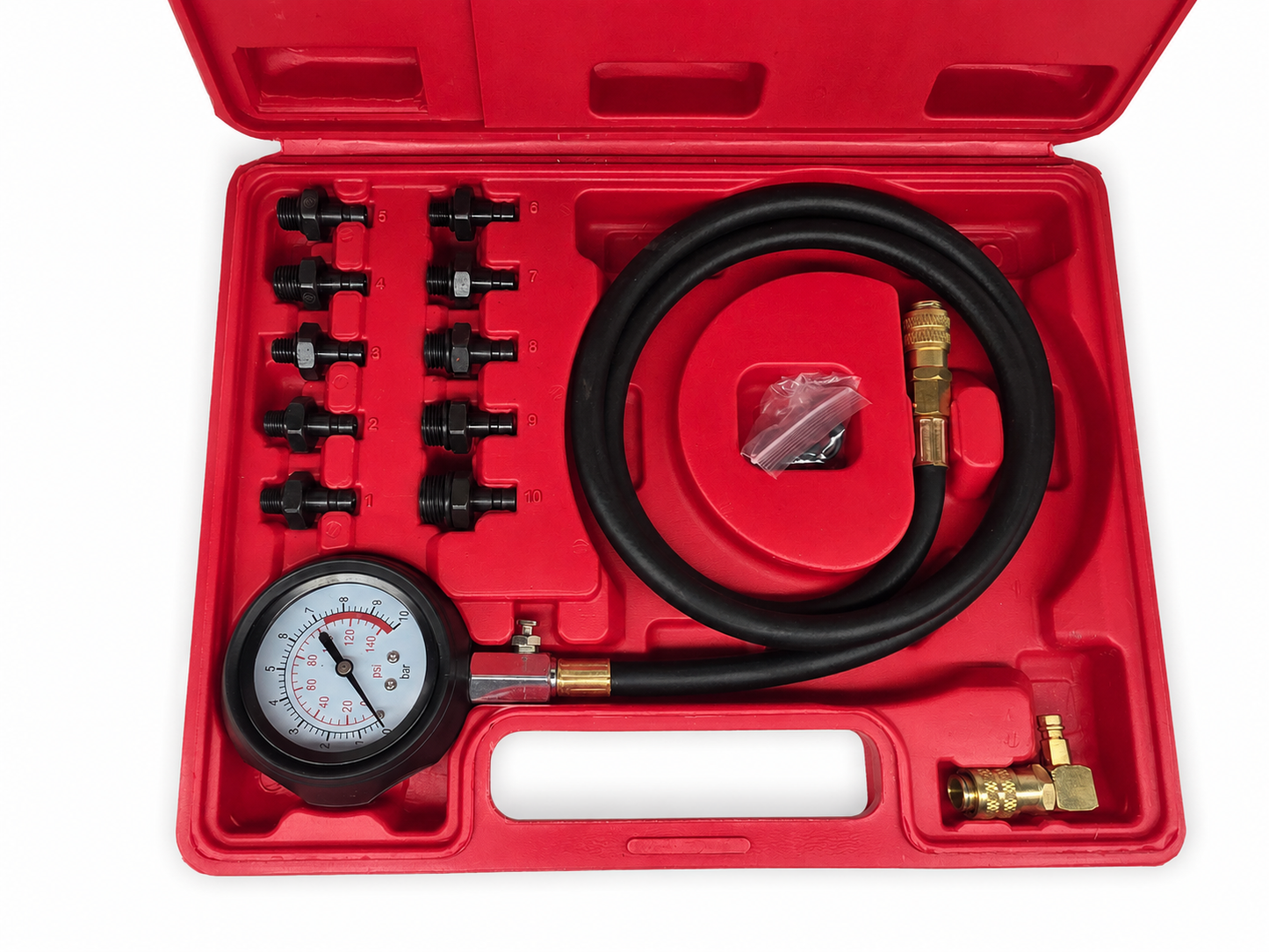 Testeur de pression d’huile moteur 0–10 bar