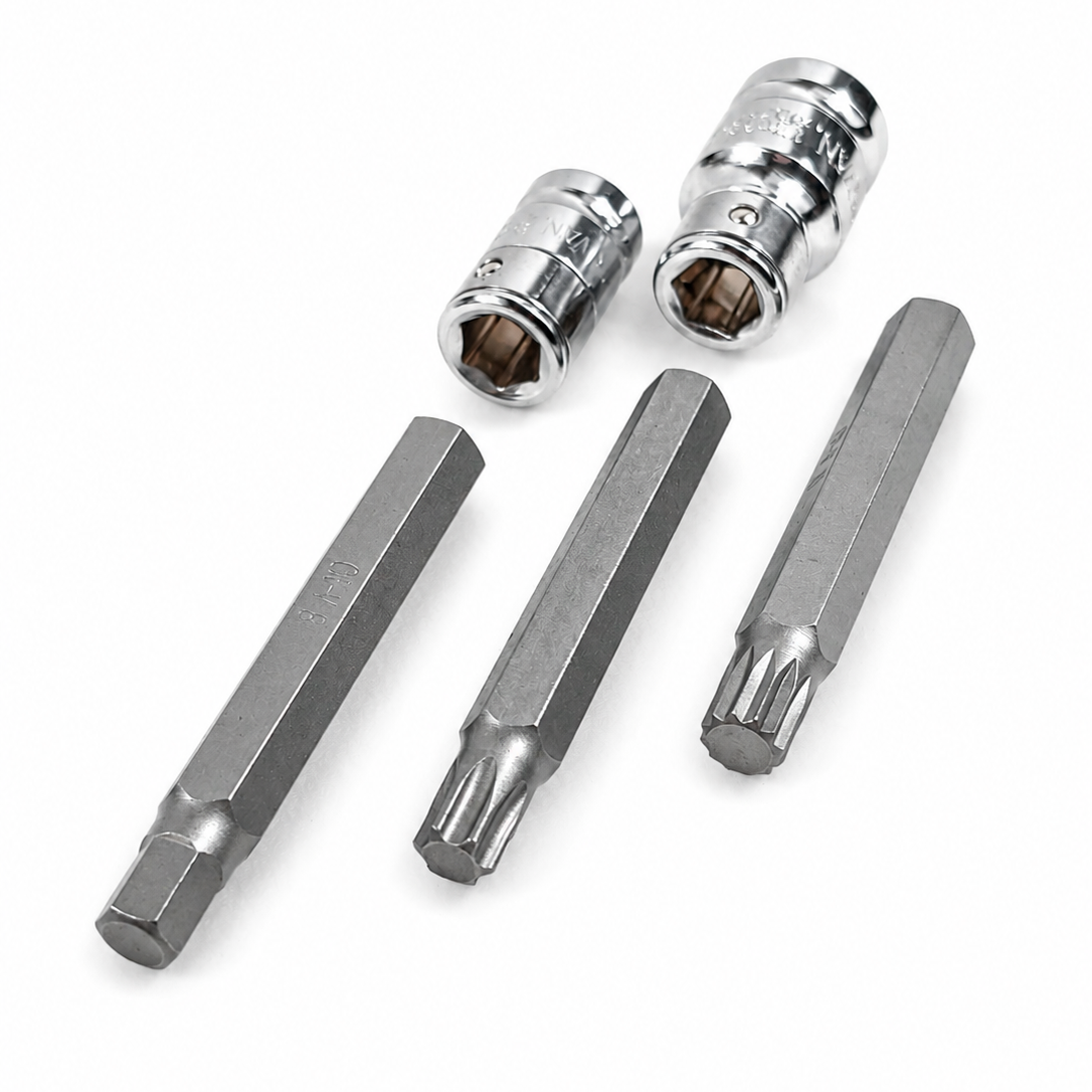 40-piece Torx, Hex, and XZN Bit Set 3/8