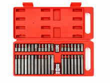 Jeu d'embouts Torx, Hex et XZN 40 pièces 3/8