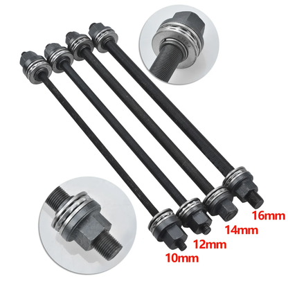 Tiges filetées de 10, 12, 14 et 16 mm du kit d’extracteur de silent bloc et roulement de roue