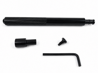 Outil principal avec embout, vis et clé Allen du kit d'installation de bagues de transmission et joints