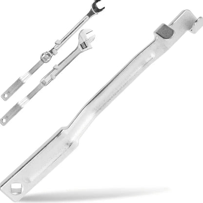Multiplicateur de force utilisé avec une clé plate, une clé mixte et une clé à molette