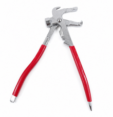Pince multifonction pour masses d’équilibrage de roue avec poignées rouges