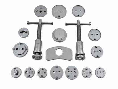 Adaptateurs et outils du coffret repousse-piston d’étrier de frein universel 18 pièces