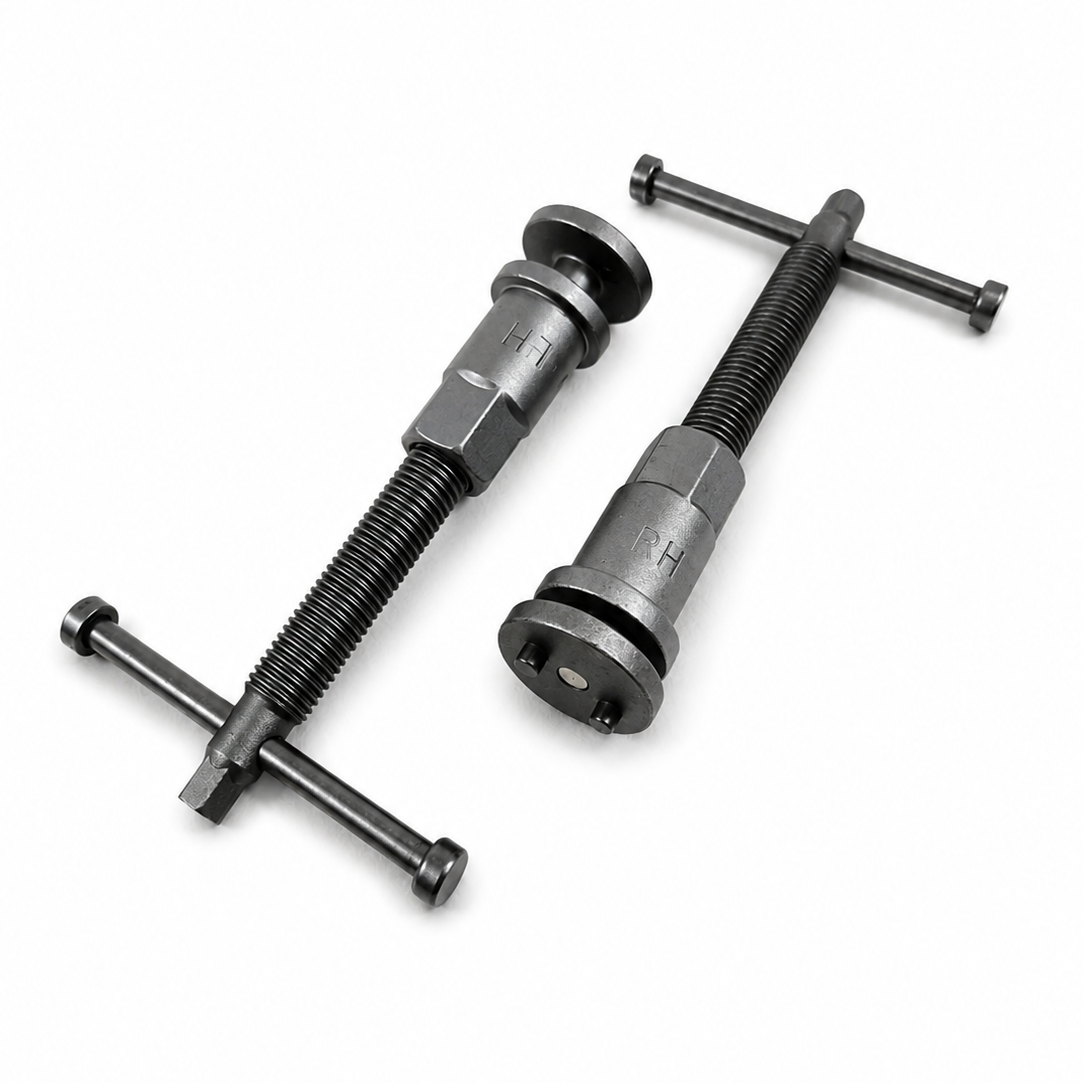 Deux outils à vis du coffret repousse-piston d’étrier de frein universel 18 pièces