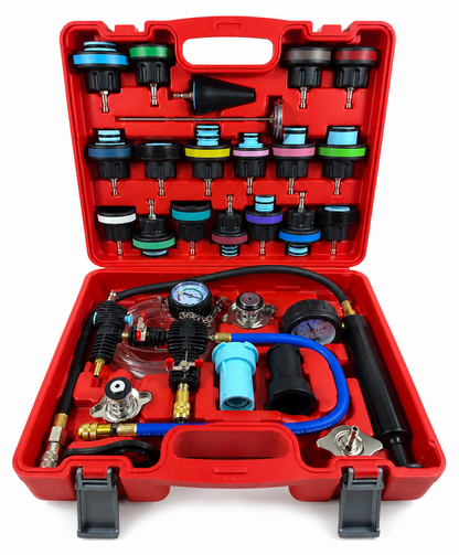Testeur de pression pour circuit refroidissement 28 pièces