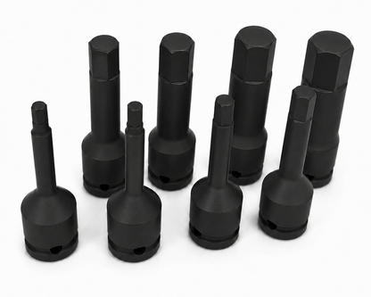 Coffret d'embouts Hex à choc 1/2" – 8 pièces